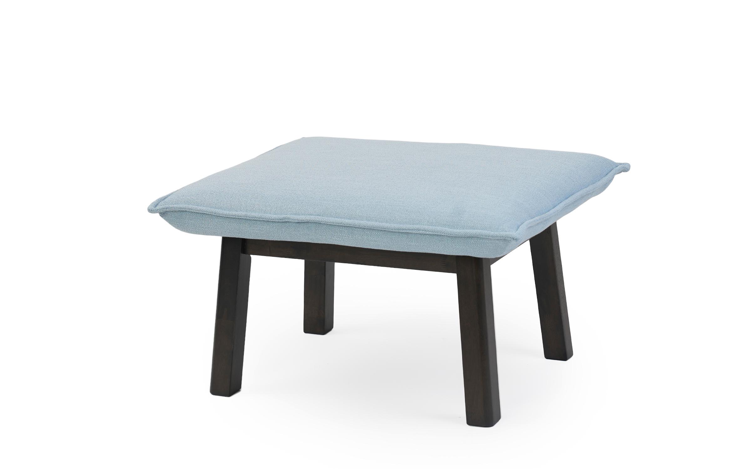 Taburet Aron, albastru deschis  1